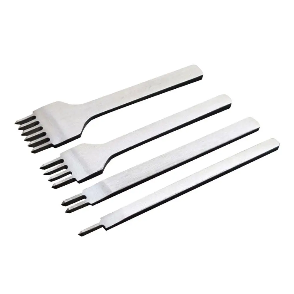 4 шт./компл. 3/4/5/6 мм инструменты для кожевенного ремесла дыроколы рукоделия