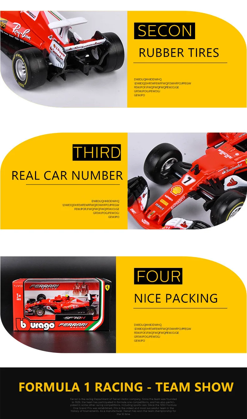 Бураго 1:43 красный BULL-RB12 сплав F1 модель автомобиля литье под давлением модель автомобиля моделирование автомобиля украшение коллекция подарочная игрушка