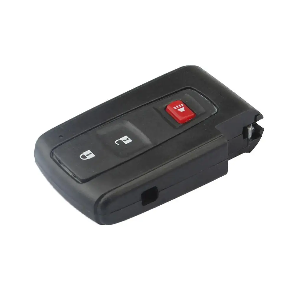 Черный 2 + 1 кнопки авто ключ оболочки Fob дистанционный чехол Замена для 2004 2009 Toyota