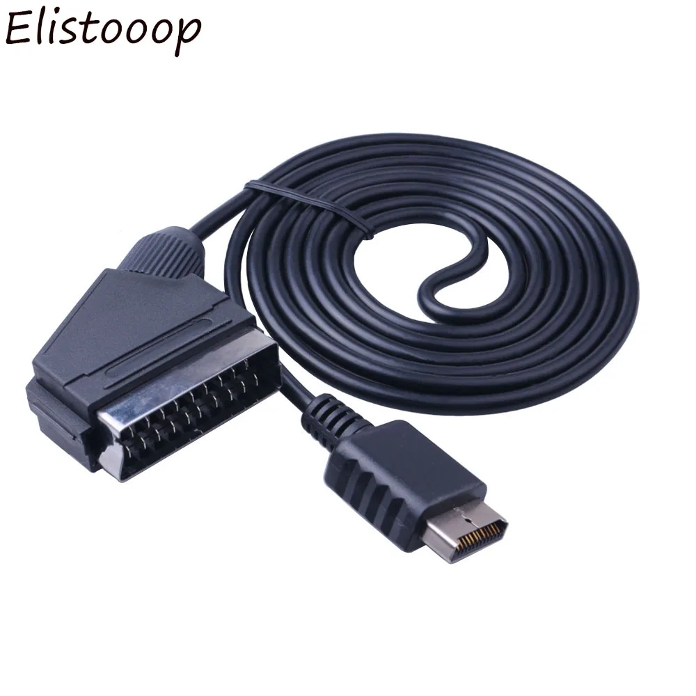 1 8 м/6 футов ТВ AV RGB SCART кабель для Sony Playstation PS1 PS2 PS3 сменный Соединительный PAL/NTSC