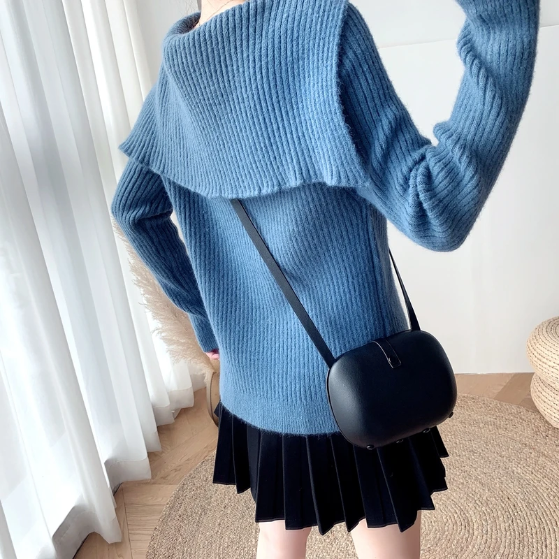 

Make firm offers qiu dong with navy collar sweater coat of high quality fashion show thin sweater women wear outside