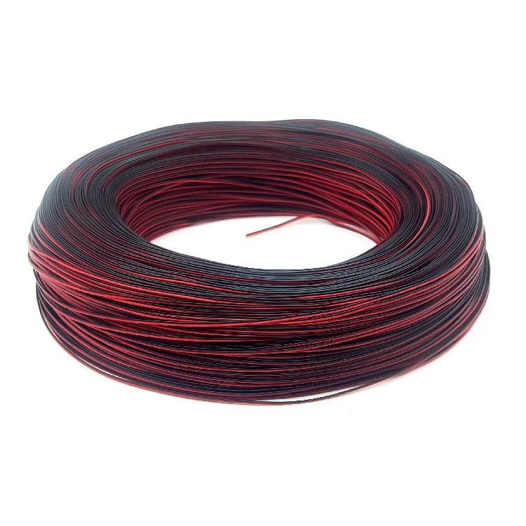 1 м 2-контактный Электрический медный провод 18AWG кабель для освещения лампы