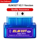 OBD2 сканер ELM327 V2.1 Bluetooth-совместимый OBD II V2.1 Wifi считыватель кодов ошибок автомобиля для Android и IOS автомобильный диагностический инструмент
