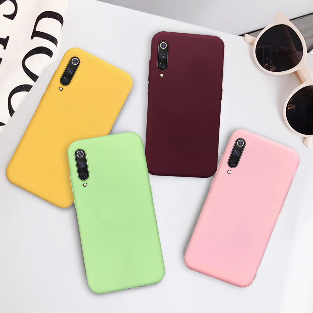Мягкие чехлы из ТПУ для телефона Xiao mi Red 7 Note 6 5 Pro Liquid Silicone Back Защитная крышка Xiaomi 8