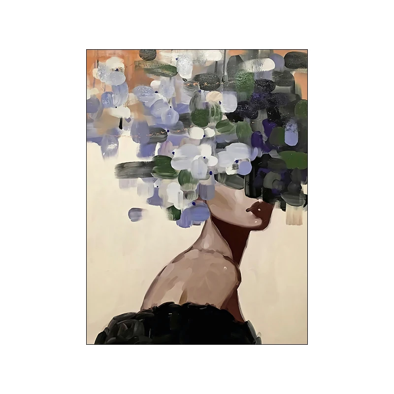 

Картина с абстрактным цветком JIANGGERONGZHAO