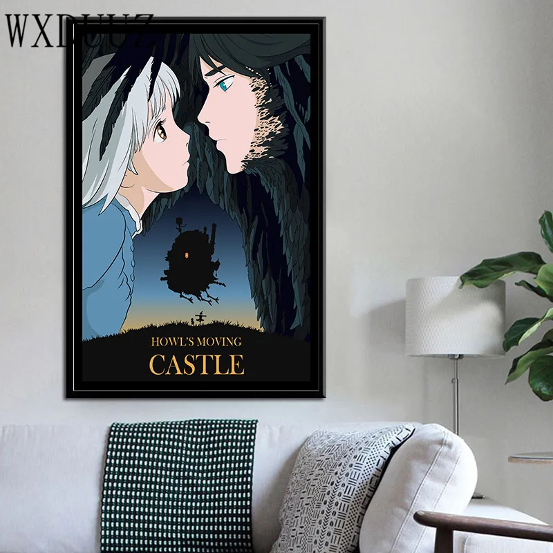 32 аниме серия Миядзаки Хаяо серия/патроу/Тоторо/Небесный постер с изображением