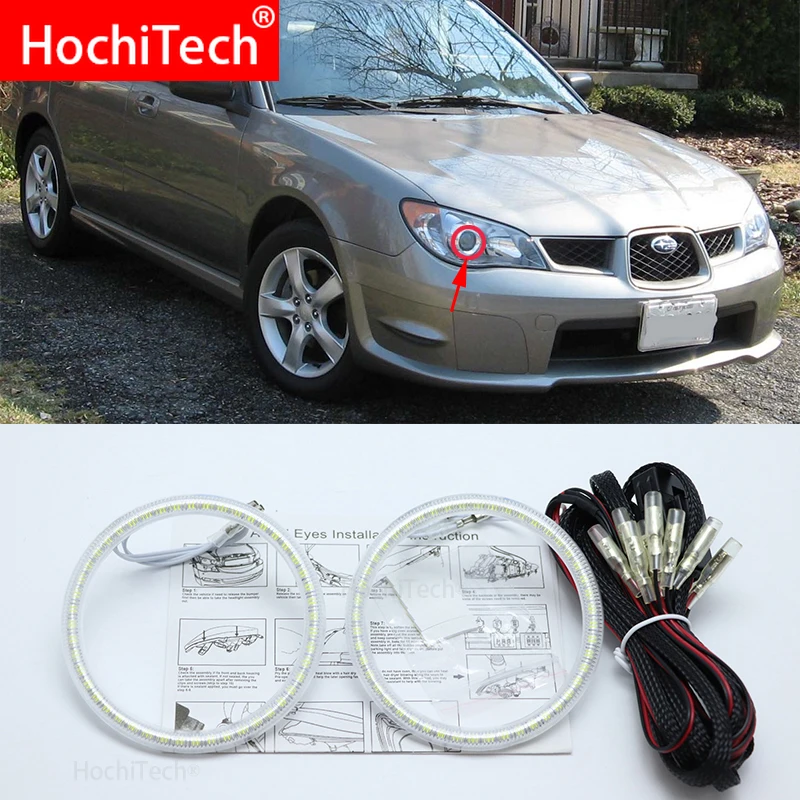 

For Subaru Impreza 2006 2007 Super Bright white color 3528 SMD led Angel Eyes kit daytime running light DRL