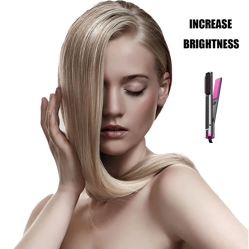 Выпрямитель для волос путешествий Профессиональный Большой Керамика 3 в 1