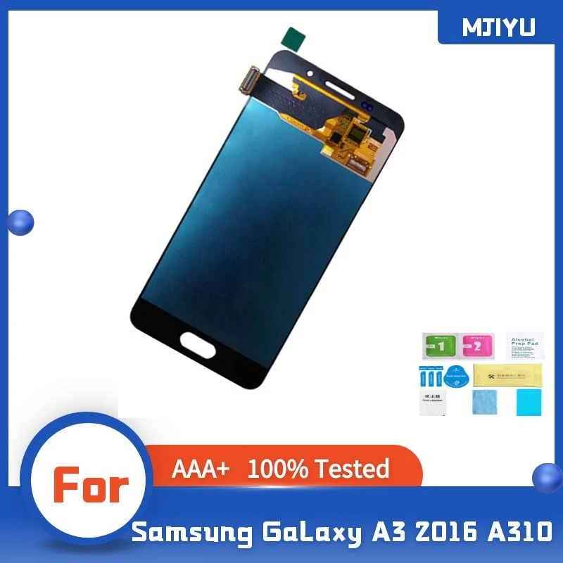 ЖК-дисплей AMOLED 4 7 дюйма для SAMSUNG A310 Galaxy A3 2016 A310F A3100 с сенсорным экраном и