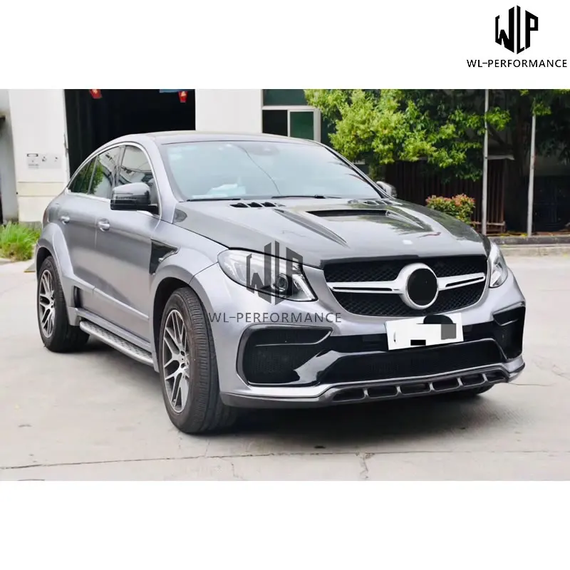W292 GLE Coupe GLE63 Широкий комплект кузова автомобиля из углеродного волокна PP передний
