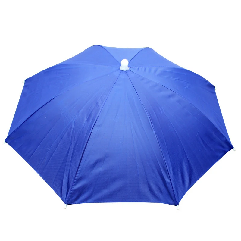 Royal blue 20 шт./лот складной солнечный зонт шляпа походные кепки для рыбалки Кемпинг Пеший Туризм головной убор шляпа солнцезащитный козырек шляпы-зонтики - Цвет: Royal blue