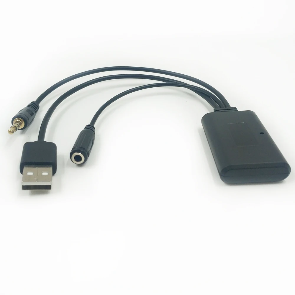 Biurlink 5 шт. Универсальный Автомобильный Bluetooth AUX IN USB адаптер беспроводной микрофон