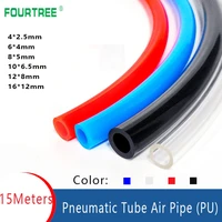 15 meters pu high pressure pneumatic components hose od 46810121416mm pipe tube air pump trachea wholesale