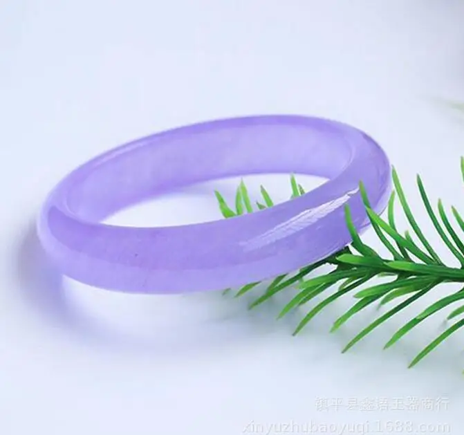 Оптовая продажа подлинный натуральный кварцит нефритовый браслет Фиолетовый