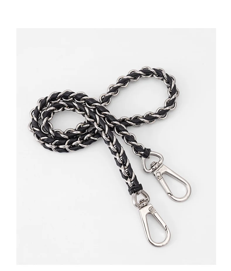 New 45cm Shoulder Bag Chains With Leather ,DIY Strap For Women Bags Handle ,Accessories for Handbags