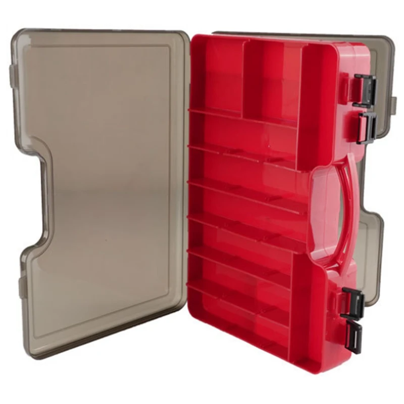 

ELOS-Fishing Lure Box Tackle Boxes Organizer Plastic Storage Organizer Box with Removable Dividers Fishing Tackle Box