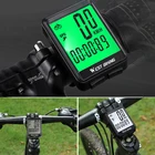 WEST BIKING водонепроницаемый велосипедный компьютер, беспроводной и проводной велосипедный счетчик, 2,1 дюйма, велосипедный спидометр, одометр велосипедный секундомер