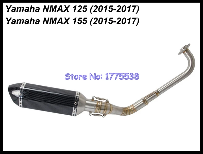 Полная система выхлопной трубы для мотоцикла Yamaha Nmax125 Nmax155 2015-2017 с глушителем |