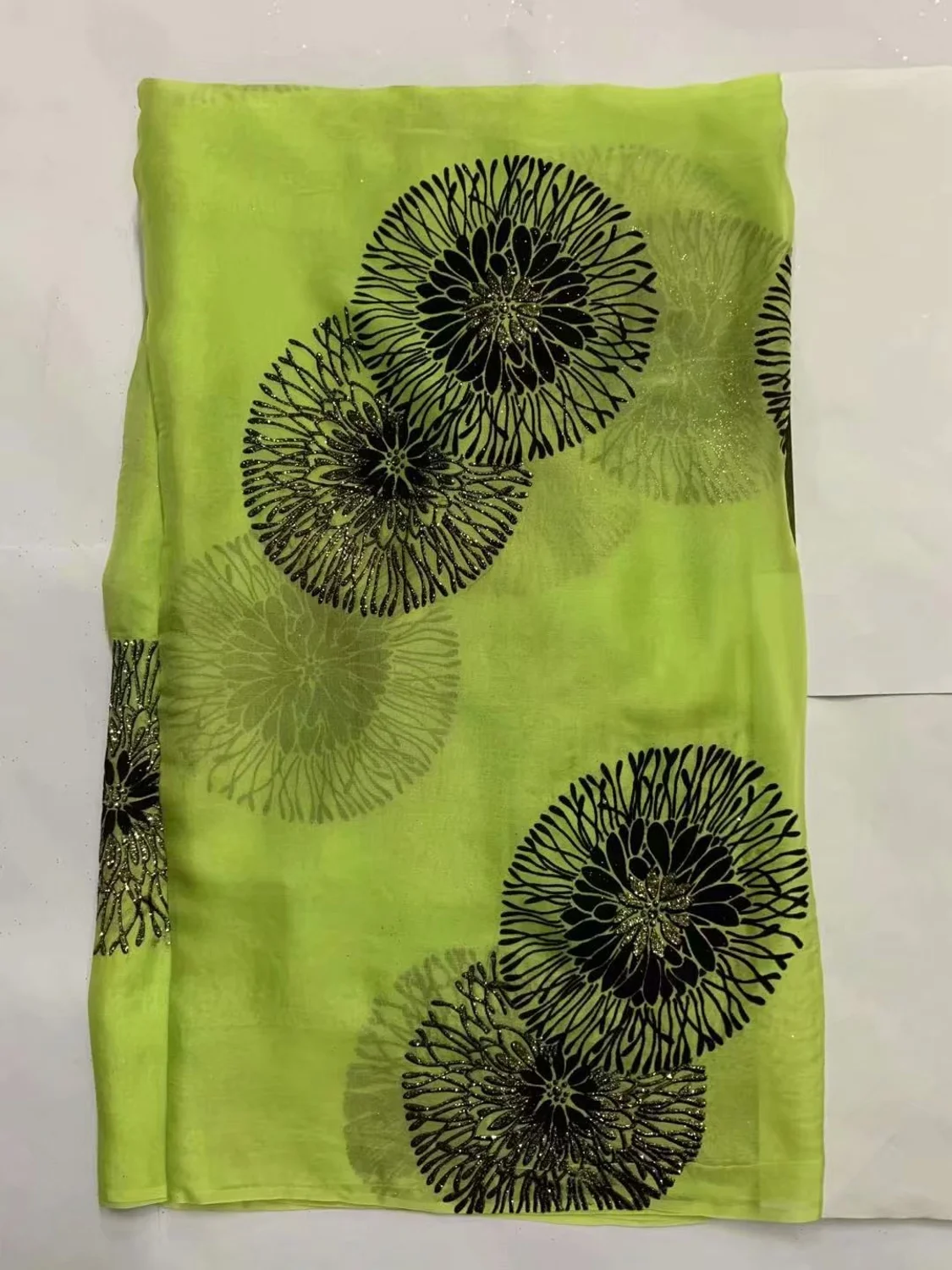 Европа Мода 100% чистый шелк тутового шелкопряда шифоновая ткань шелковая с