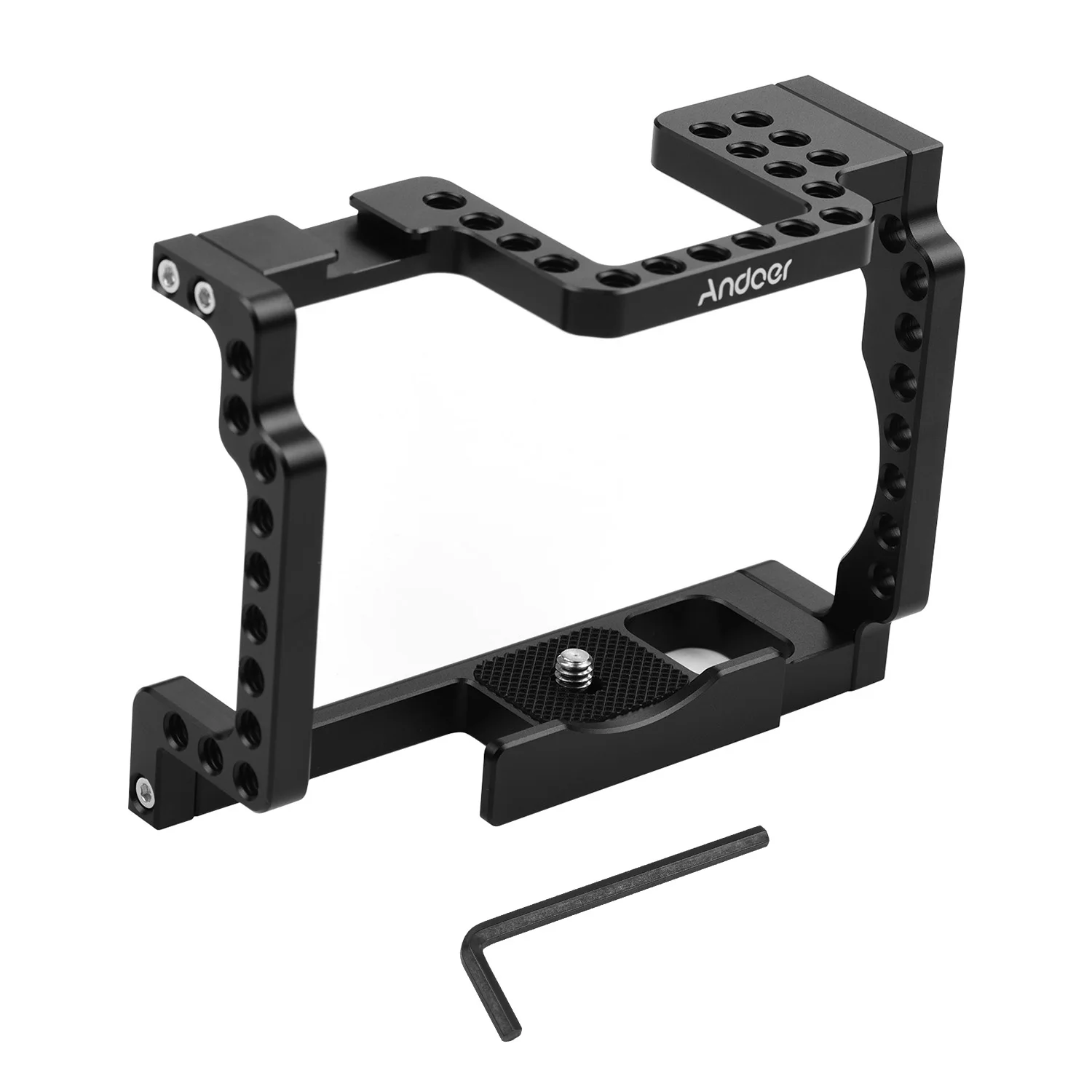 Камера Andoer Cage Rig из алюминиевого сплава 1:1 смоделированная с холодным башмаком 1/4