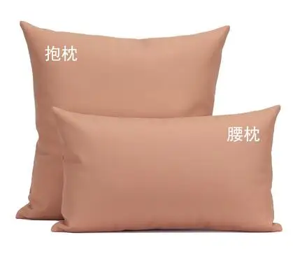 Простой кожаный для диванных подушек наволочки отель из искусственной кожи