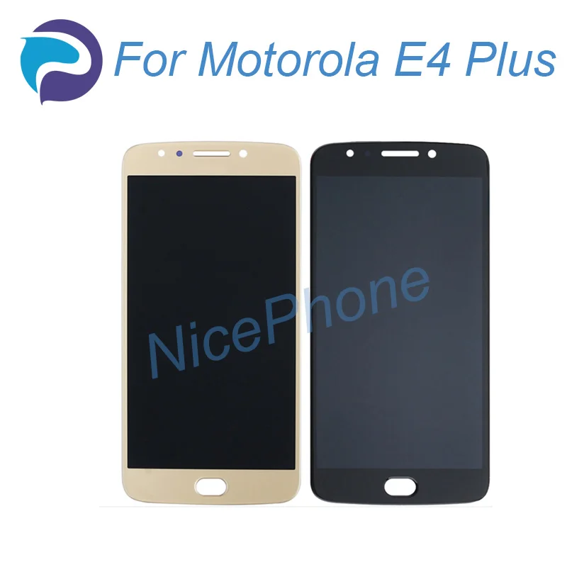 Для moto rola ЖК-дисплей для Motorola E4 плюс Сенсорный экран дигитайзер сенсор стекло в
