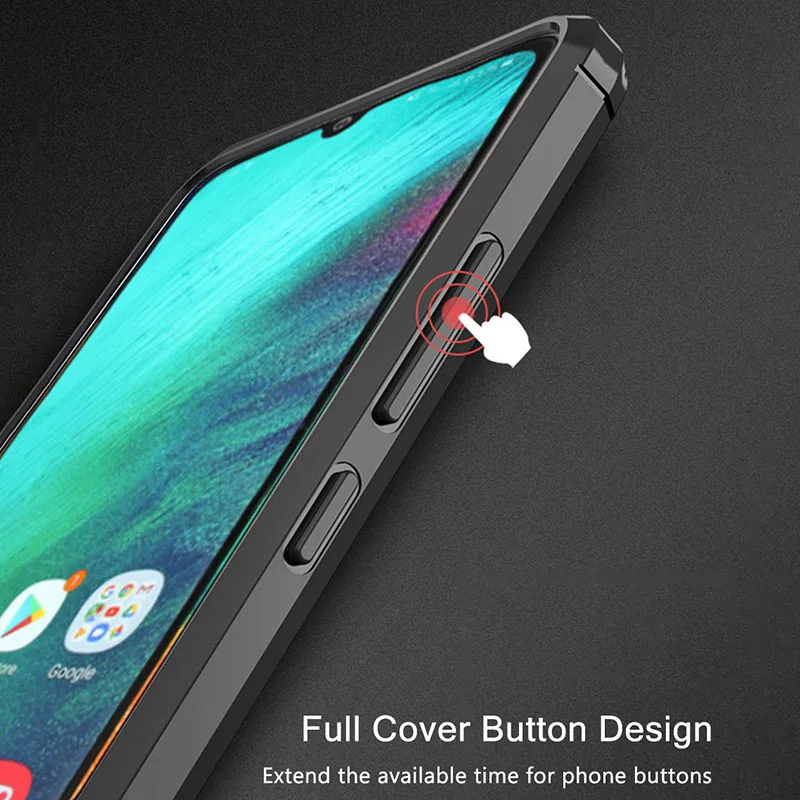 Чехол для Samsung Galaxy A40 A30 чехол из углеродного волокна противоударный телефона A 40 30