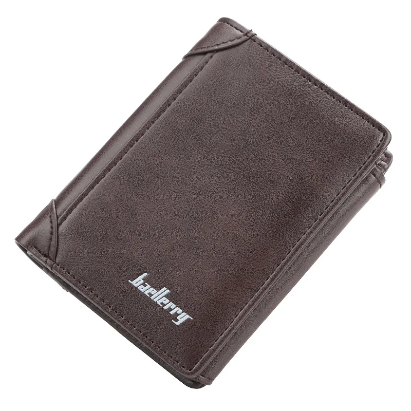 

Baellerry Brand Men's Wallet Short Purse Male Leather Multi-Card Wallet Thin Buckle Coin Purse Mens Money Bag Carteira Masculina