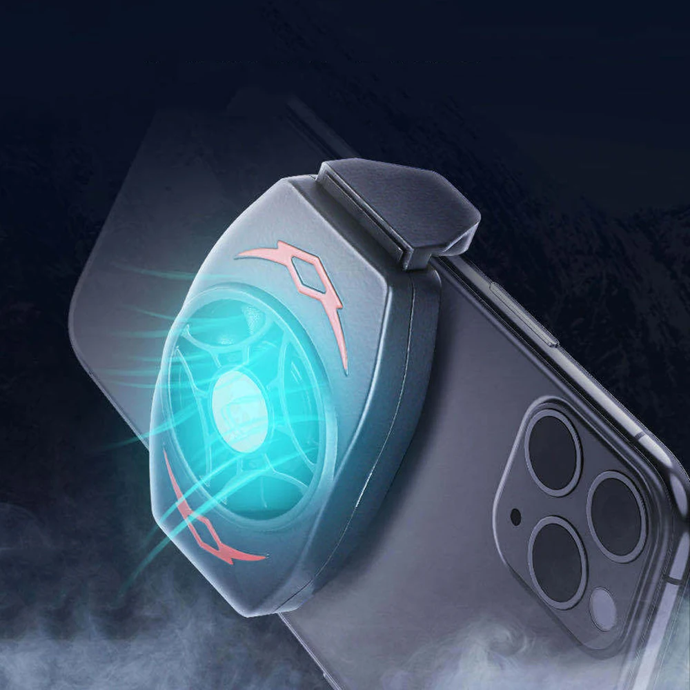 

Universal Mobile Phone Radiator Gaming Phone Cooler 90mm Stretch Portable Fan Holder Heat Sink For iPhone Samsung Huawei Xiaomi