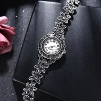 charms women ancient silver plated bracelets girls crystal accessories fashion lady quartz watches female hand accessories