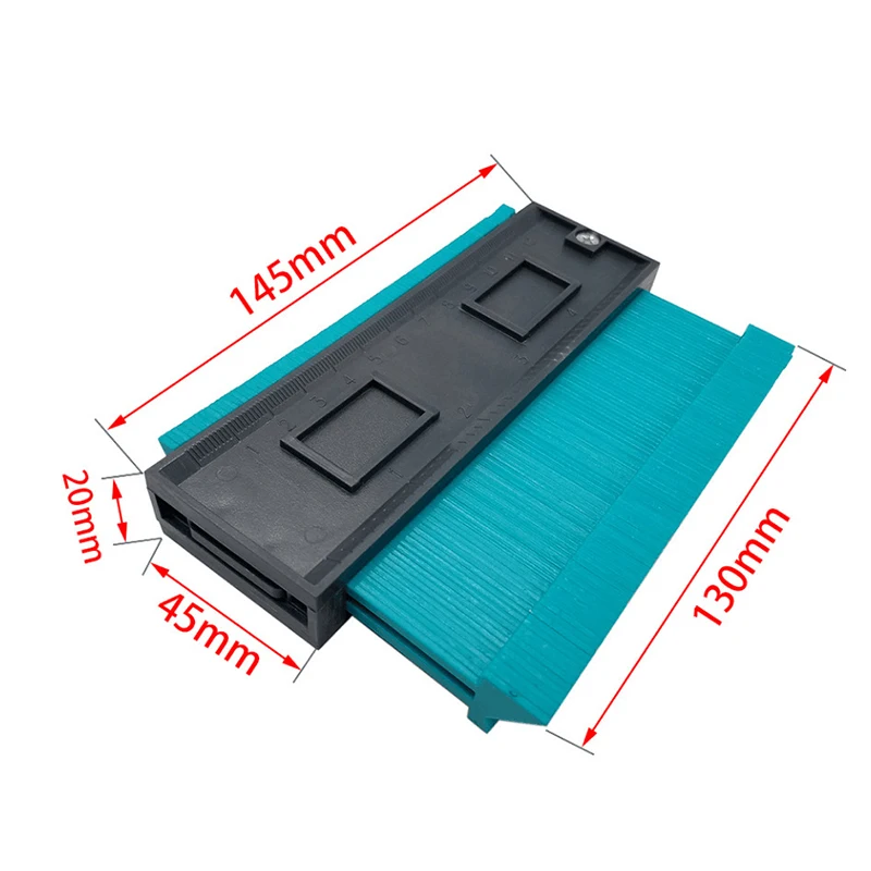 

Multifunctional Contour Profile Gauge Duplicator Tiling Laminate Tile Edge Shaping Wood Measure Ruler