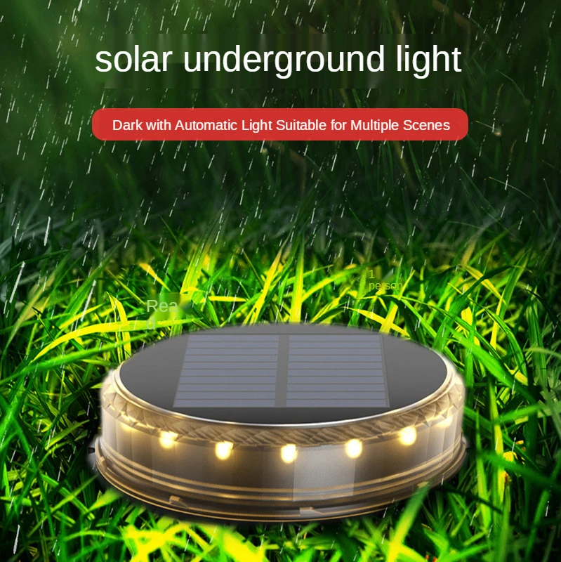 

Solar Light Waterproof LED Solar Lawn Light Ground Lights Outdoor In-ground Solar Lights for Landscape/Walkway/Lawn/Steps Decks