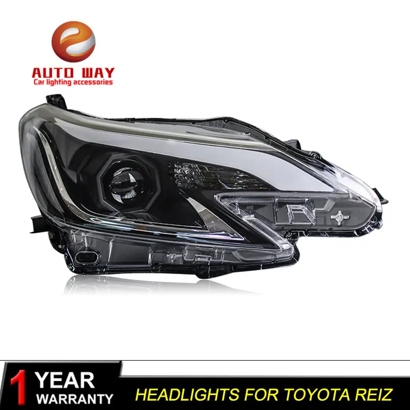 Автомобильный Стайлинг чехол для Toyota Reiz фары 2014-2016 Новый Mark X светодиодный Bi-Xenon