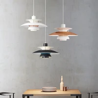 nordic ph5 pendant light danish designer simple modern creative aluminum umbrella bar counter western restaurant chandelier