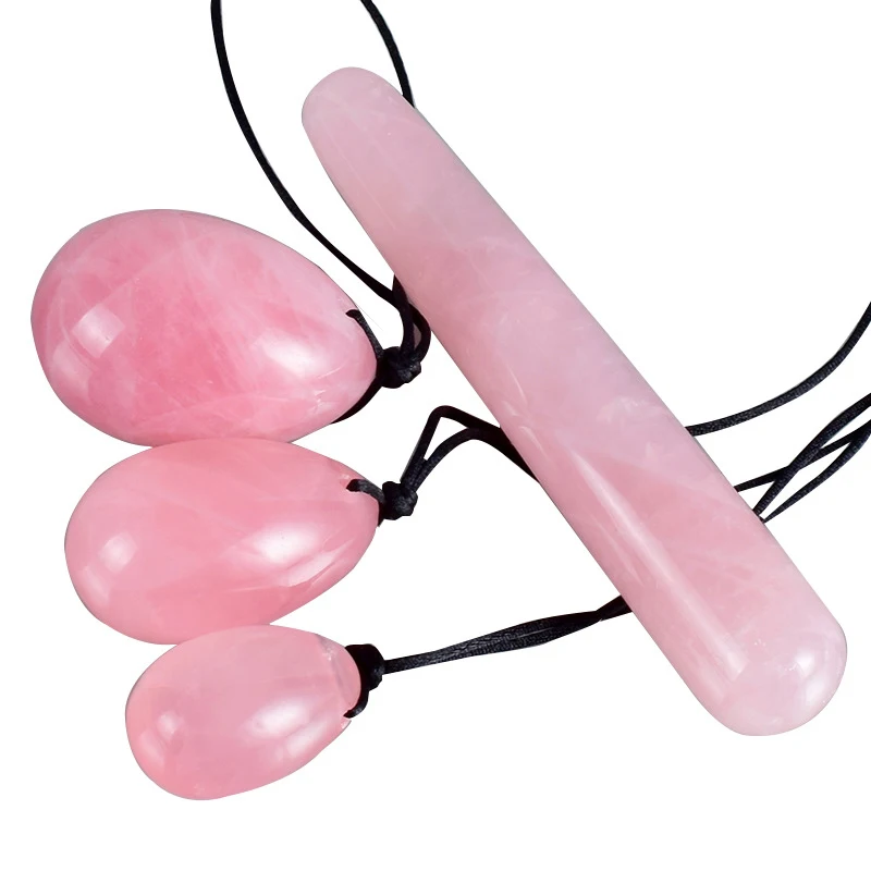 Яйца из розового кварца нефритовые яйца Женский нефритовый массажер Вагинальные