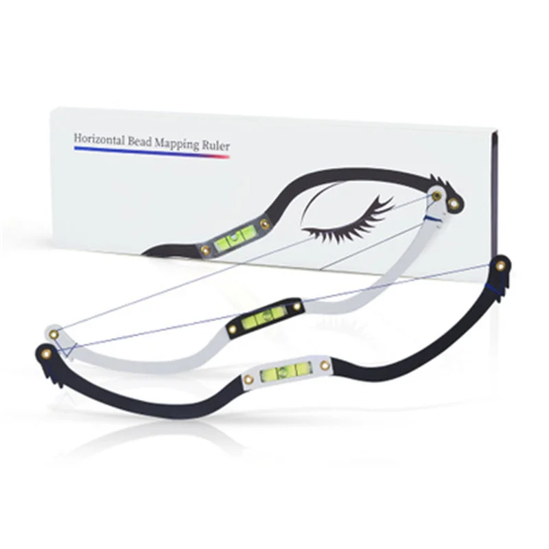 

Wenxiu horizontal bow and arrow ruler Practice tool for drawing eyebrow measurement and balance eyebrow ruler