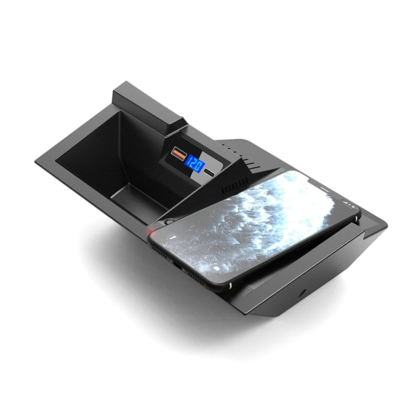 15w car qi wireless charger phone charger for mazda cx5 cx 5 2017 2020 charging phone holder accessories free global shipping