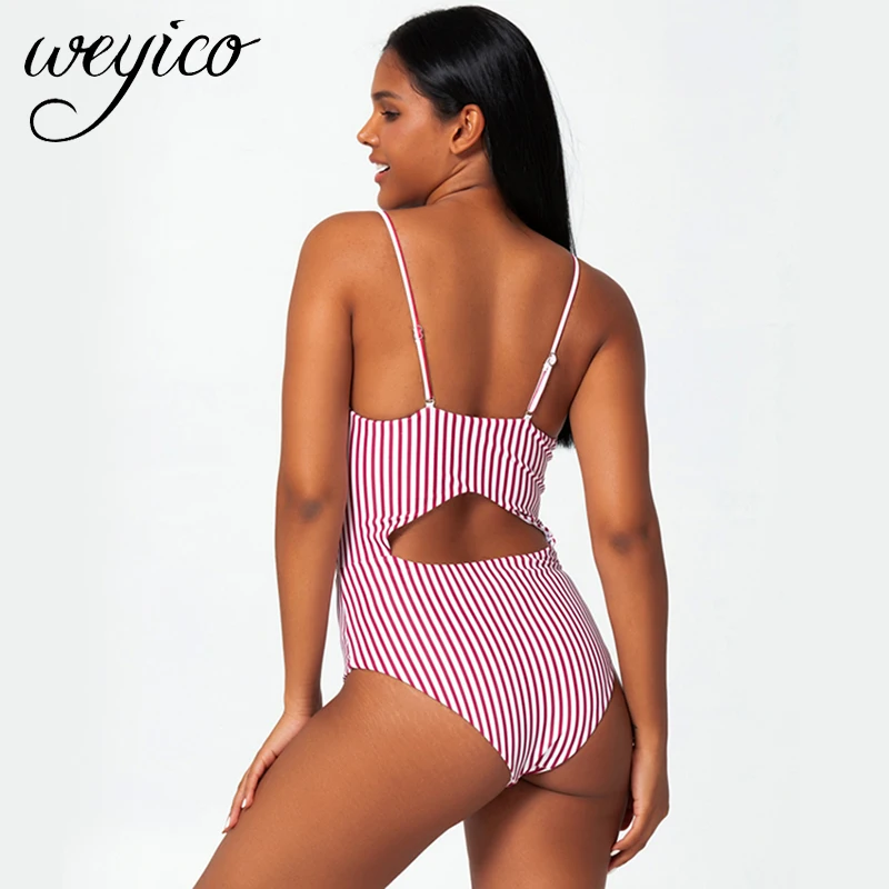 Сексуальный цельный купальник для женщин монокини с вырезами купальные костюмы