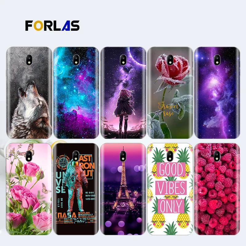 

Back Cover for Samsung Galaxy J7 2017 Case Transparent Silicone Soft Tpu Cute Painted Picture Luxury Shockproof Bumpe Fundas