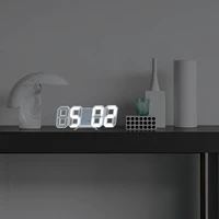 nordic digital alarm clocks wall hanging watch snooze function table clock calendar thermometer display office electronic watch