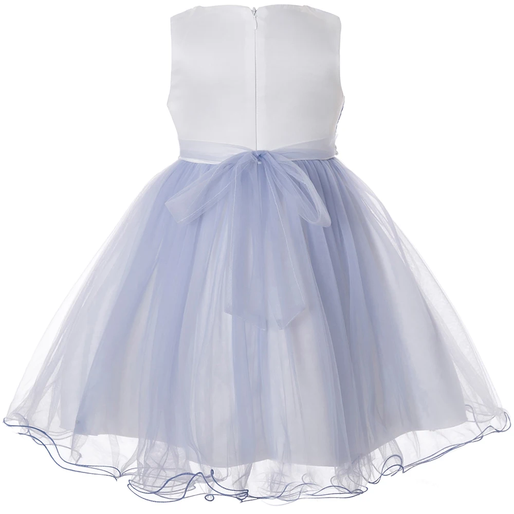 Mottelee/элегантное платье для девочек торжественные Детские Платья с цветочным