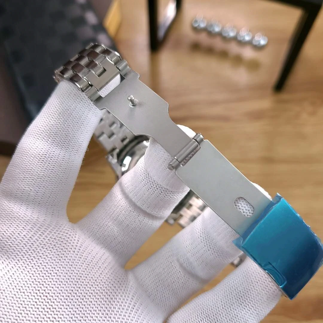 

Fashion ladie's mechanical watches with diamonds and date function made of stainless steel materials reloj mujer hodinky