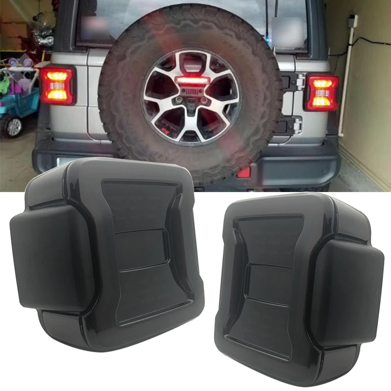 2 шт Новый USA Европейская версия светодиодный задний фонарь для Jeep Wrangler JL 2018 2019