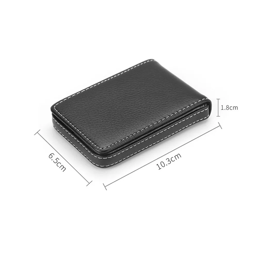 

Fashion Card Holder Men's Card Id Holders Magnetic Card Case Box Mini Credit Card Holder Coin Purse Wallet