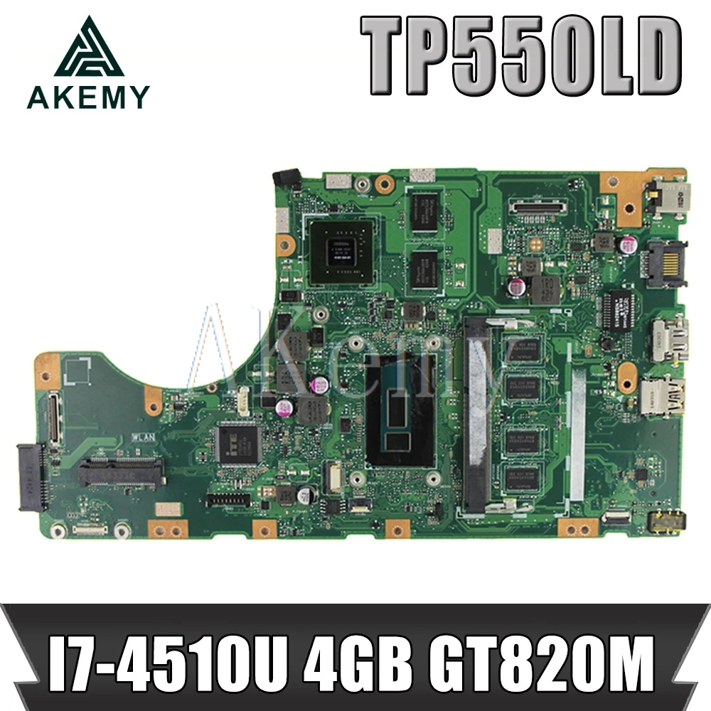 

New SAMXINNO For Asus TP550LA TP550LJ TP550LD TP550LN motherboard mainboard100% Tested OK i7-4510U/4500U 4G RAM GT820M