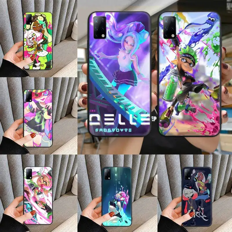 

Splatoon Game Phone Case For xiaomi note10 note3 note2 max3 max2 9 8 6 5 lite pro plus se soft Cover Fundas