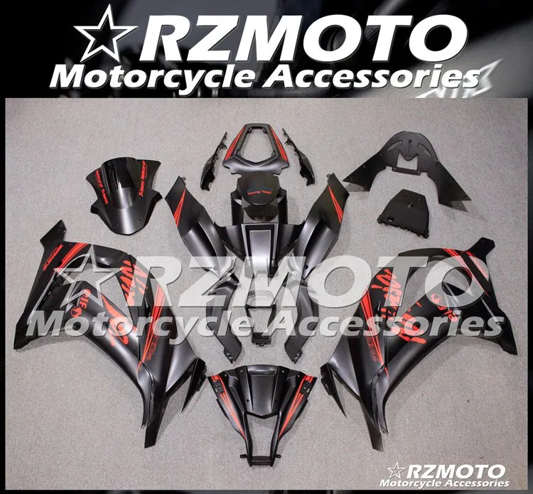 

4 подарки Новый ABS Обтекатели комплект подходит для kawasaki Ninja ZX-10R 2011 2012 2013 2014 2015 10R, возрастом 11, 12, 13, 14, 15, набор для тела, красный, черный, матовый...