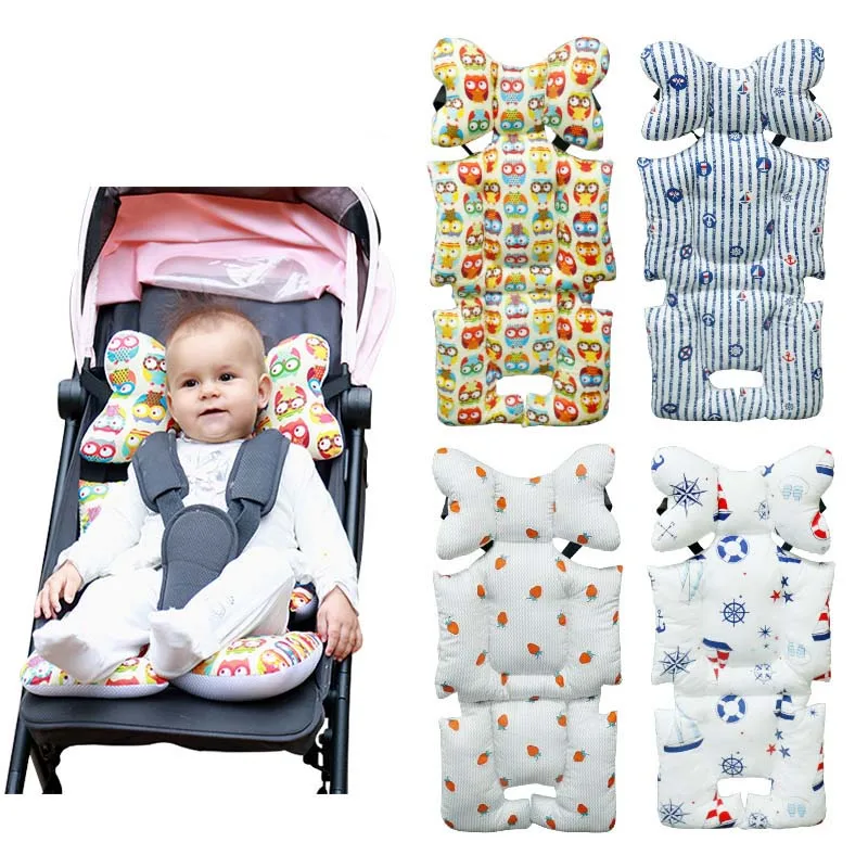 

Baby Stroller Thicken Cotton Pad Infant Car Toddler Safe Trolley Chair Cushion All Season Universal Dining Chairs Warm Cushions