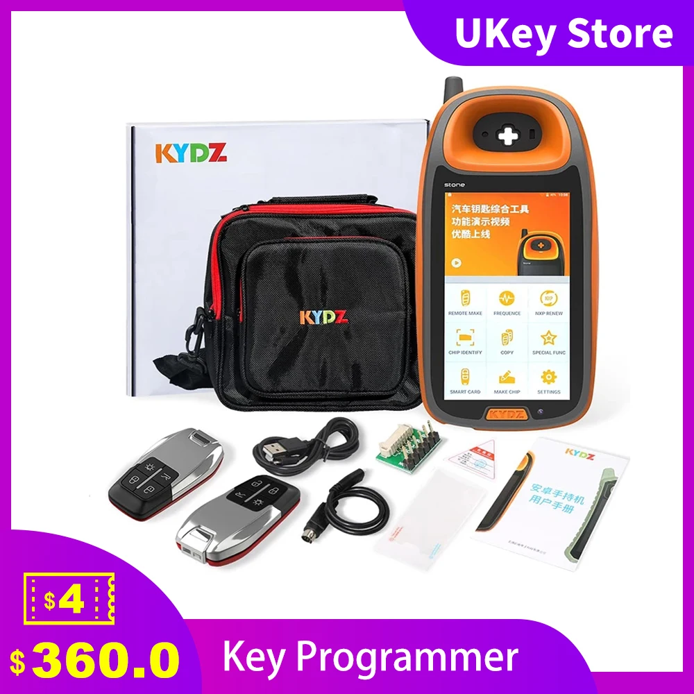 

KYDZ Smart Key Programmer Android Handheld Supports Remote Test Frequency-Refresh Generate Chip Recognition-Smart Card Generate