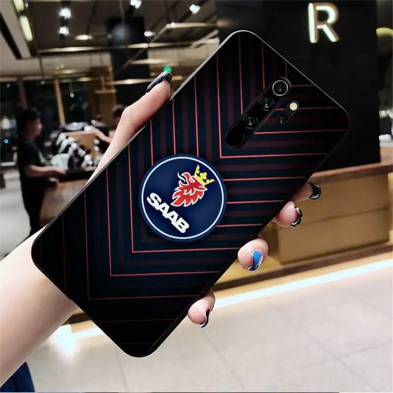 HPCHCJHM крутой автомобильный чехол для телефона с логотипом saab Redmi Note 8 8A 8T 7 6 6A 5 5A 4 4X 4A